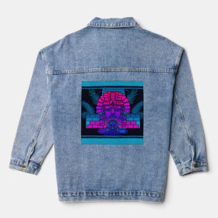 Synthwave Pharaoh Jeansjacke
