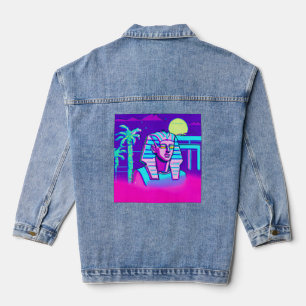 Synthwave Pharaoh Jeansjacke