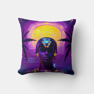 Synthwave Pharaoh Kissen