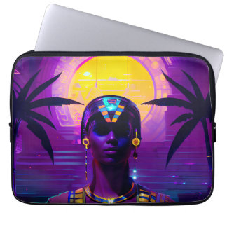 Synthwave Pharaoh Laptopschutzhülle