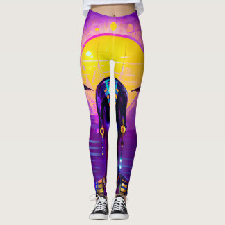 Synthwave Pharaoh Leggings