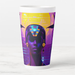Synthwave Pharaoh Milchtasse