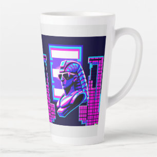 Synthwave Pharaoh Milchtasse
