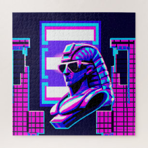 Synthwave Pharaoh Puzzle