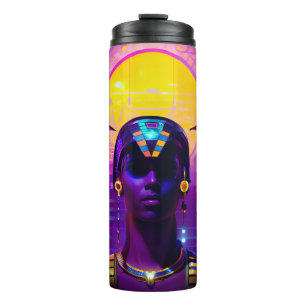 Synthwave Pharaoh Thermosbecher