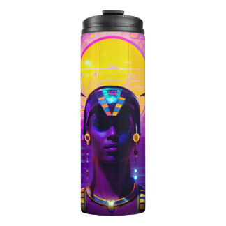 Synthwave Pharaoh Thermosbecher