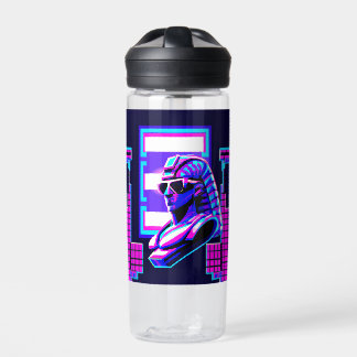 Synthwave Pharaoh Trinkflasche