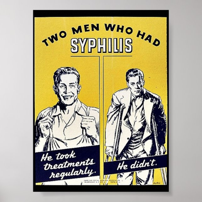 Syphilis Poster (Vorne)