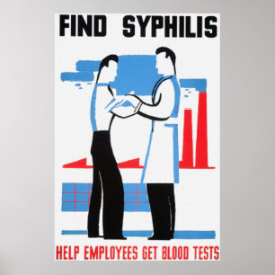 Syphilis Poster suchen