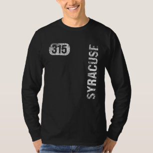 Syracuse New York 315 Vorwahl Vintage Retro T-Shirt