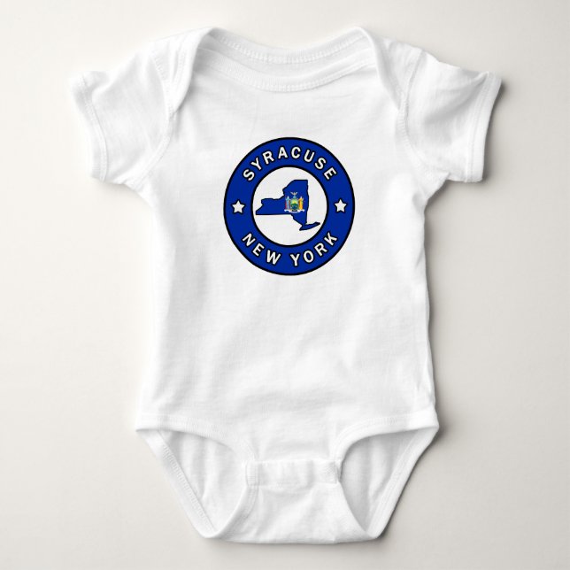 Syracuse New York Baby Strampler (Vorderseite)