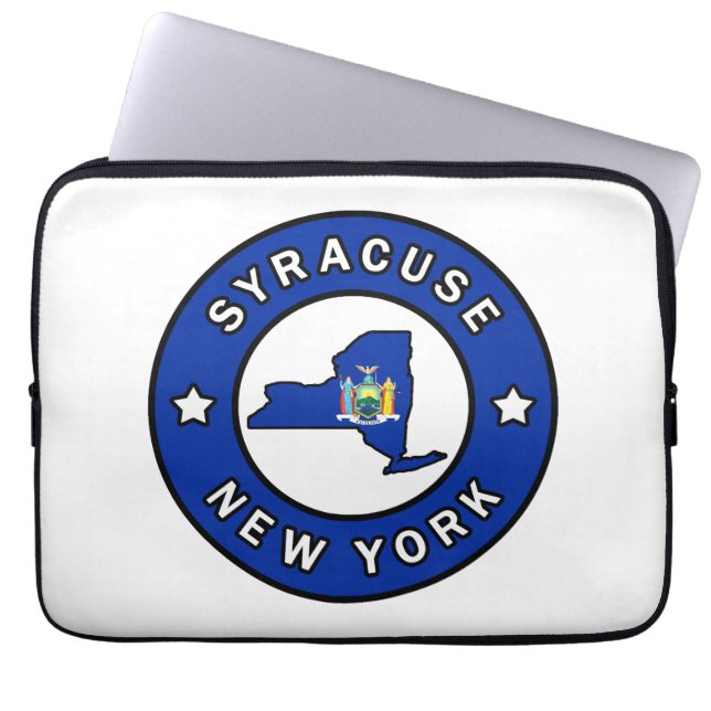 Syracuse New York Laptopschutzhülle (Vorderseite)