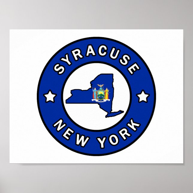 Syracuse New York Poster (Vorne)