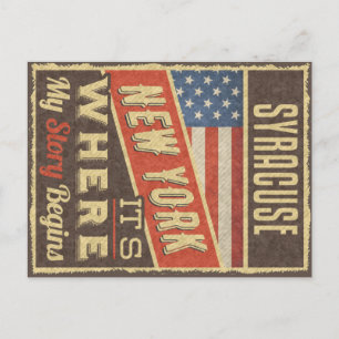 Syracuse New York Postkarte