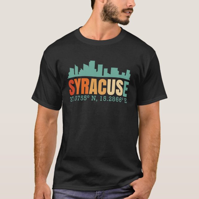 Syracuse Skyline T-Shirt (Vorderseite)