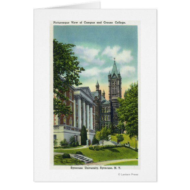 Syracuse U Campus View Shooting Crouse Uni (Vorne)