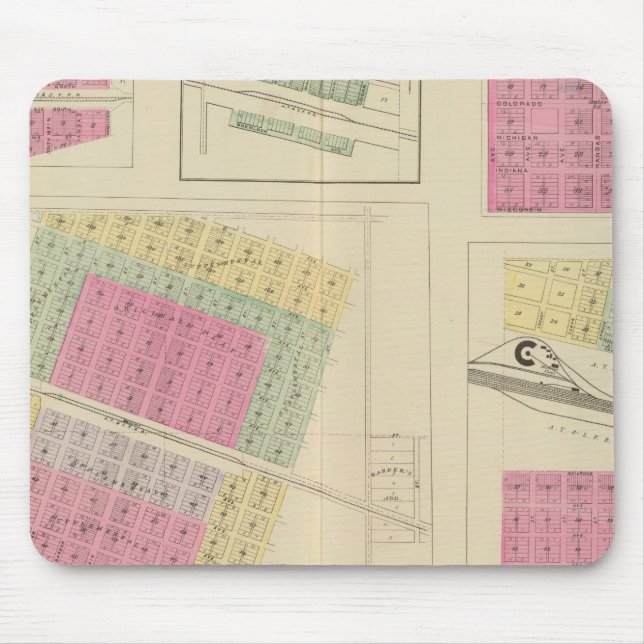 Syrakus, Coolidge, Hudson, Loco, Kansas Mousepad (Vorne)