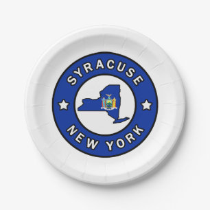 Syrakus New York Pappteller