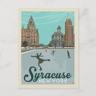 Syrakus, New York Postkarte