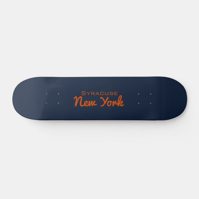 Syrakus, New York Skateboard (Horizontal)