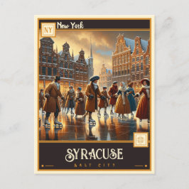 Syrakus, New York | VINTAG Postkarte