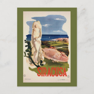 Syrakus Syrakus Italien Vintag Italienische Reise Postkarte