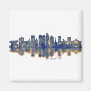 Syrakus USA Skyline Magnet