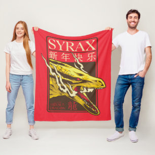 Syrax neues Jahr   新 年 快 乐 Fleecedecke