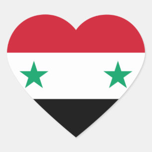 Syria Herz-Aufkleber
