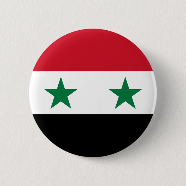 Syria Old Flag Button (Vorderseite)