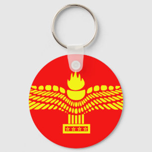 Syriac aramäische Leute, Syrien-Flagge Schlüsselanhänger