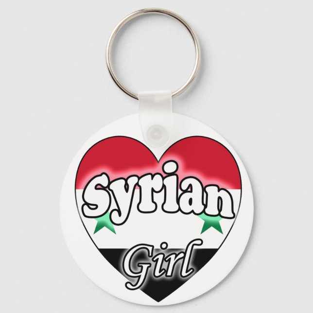 Syrian Girl Schlüsselanhänger (Vorderseite)