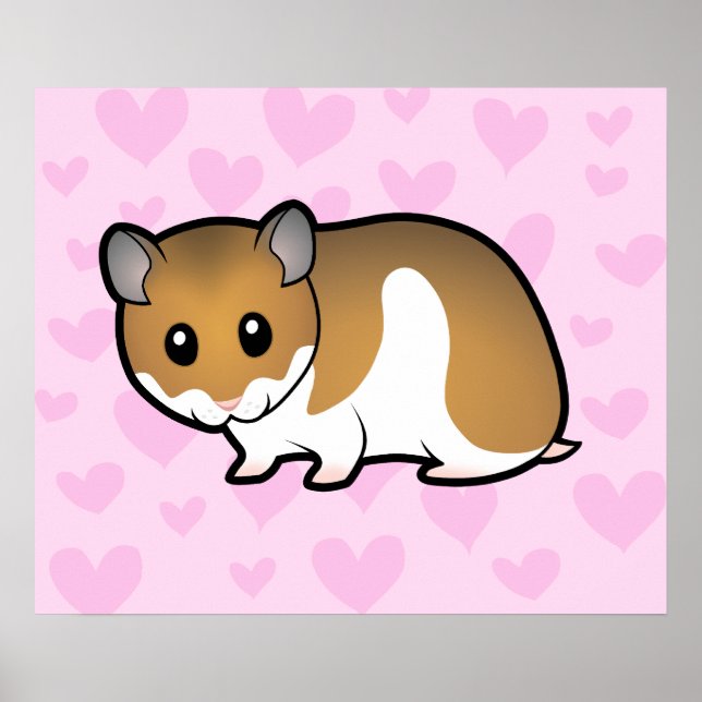 Syrian Hamster-Liebe Poster (Vorne)