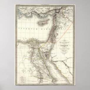 Syrie, Egypte anciennes - altes Ägypten Poster