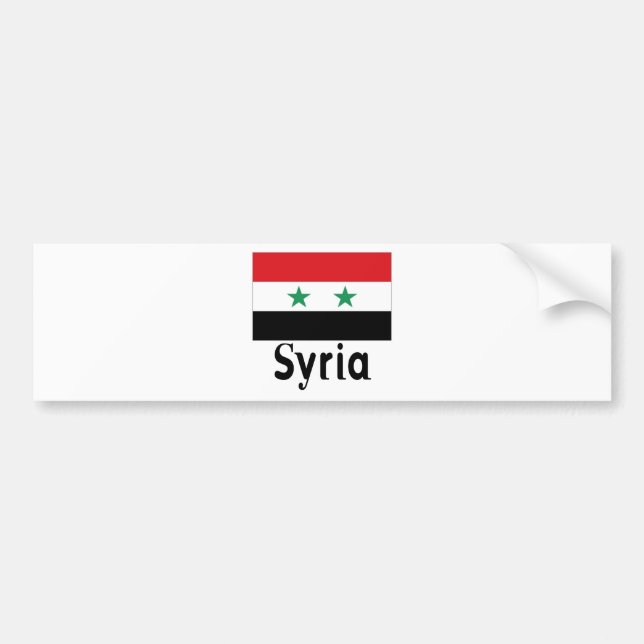 Syrien Autoaufkleber (Vorne)