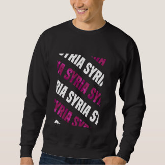 Syrien Camouflage Pattern Pink Camouflage Sweatshirt