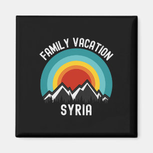 Syrien Familienurlaub Matching Outfit Magnet