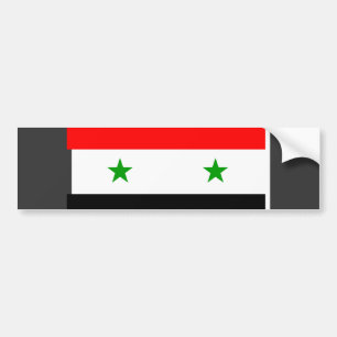 Syrien-Flagge Autoaufkleber