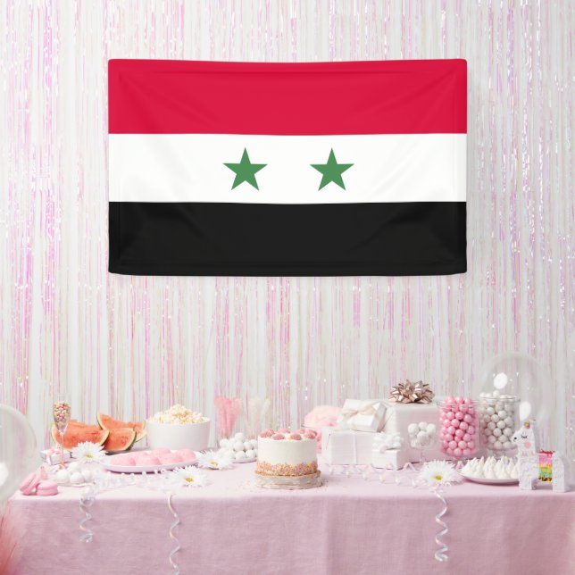Syrien-Flagge Banner (Party)