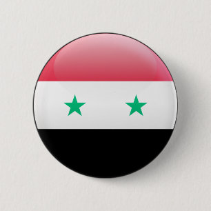 Syrien-Flagge Button