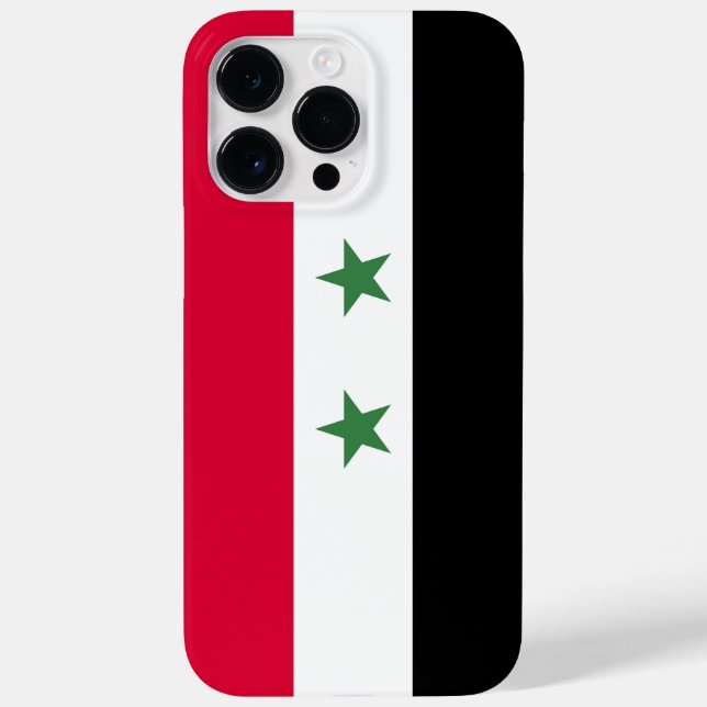Syrien-Flagge Case-Mate iPhone Hülle (Rückseite)
