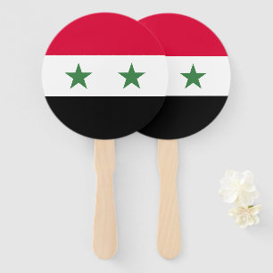 Syrien-Flagge Fächer