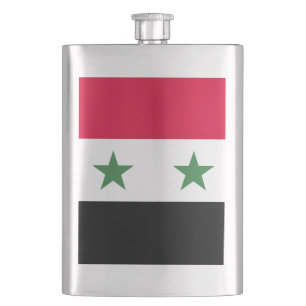 Syrien-Flagge Flachmann