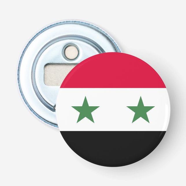 Syrien-Flagge Flaschenöffner (Vorderseite)