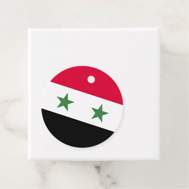 Syrien-Flagge Geschenkanhänger (Beispiel)