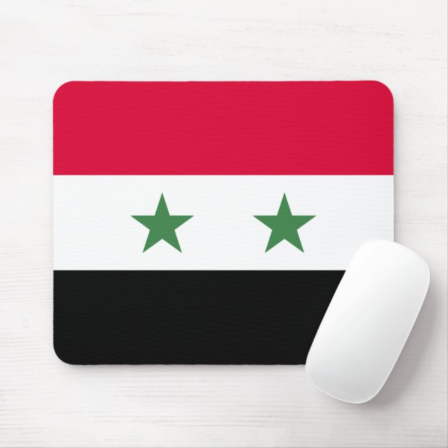 Syrien-Flagge Mousepad (Mit Mouse)