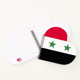 Syrien-Flagge Notizbuch
