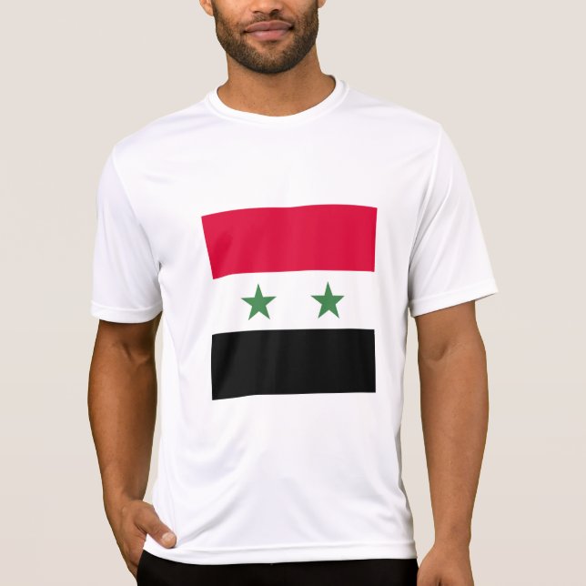 Syrien-Flagge T-Shirt (Vorderseite)