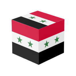 Syrien-Flagge Würfel