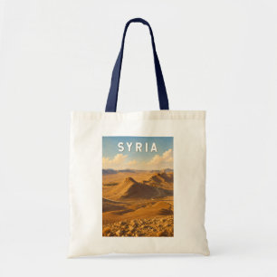 Syrien Illustration Reise Kunst Vintage Tragetasche